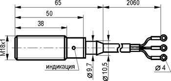 Габариты ISB AF4A-31P-5F-LZT1-C-P